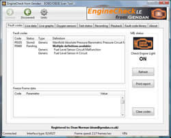 EngineCheck Lite screenshot