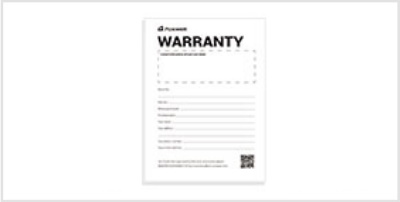 Warranty card