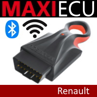 MaxiECU for Renault cars - Wireless